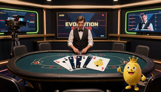 Evolution Gaming Live Casino Studio - professionelle Dealer an HD-Streaming-Tischen im Lemon Casino